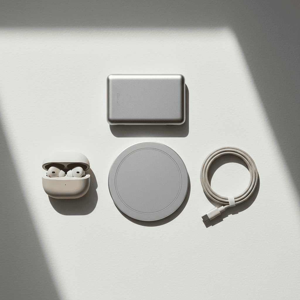 Electronic accessories including cables, chargers, and adapters